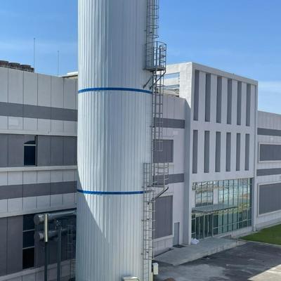 Βιομηχανική δεξαμενή αποθήκευσης υγρού κρυογονικού CO₂ 10 m³