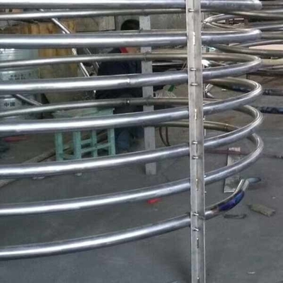 Επιπλέων ανταλλάκτης θερμότητας σωλήνων σπειρών 200mm καθαρό τιτάνιο 2.1MPA