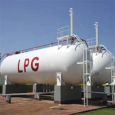 100m3 υγροποιημένη δεξαμενή σταθμών Autogas δεξαμενών αποθήκευσης αερίου LPG εμπορευματοκιβωτίων πετρελαίου