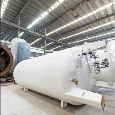 50m3 0,8Mpa Οριζόντια κρυογενής δεξαμενή αποθήκευσης ΥΦΑ για τη χημική βιομηχανία