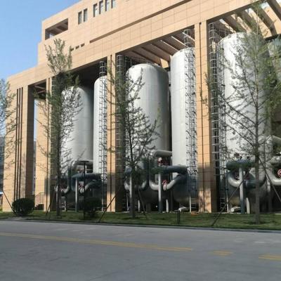 Βιομηχανική δεξαμενή αποθήκευσης υγρού κρυογονικού CO₂ 10 m³