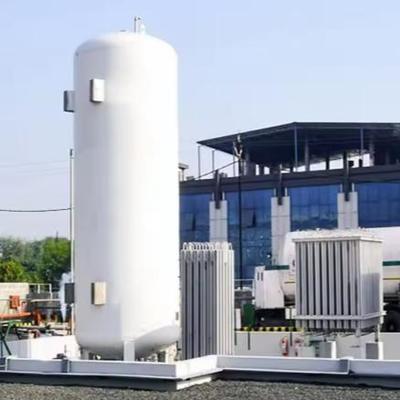 Κρυογενής δεξαμενή αποθήκευσης 5-100 τόνων για LNG LOX -196℃ έως 50℃