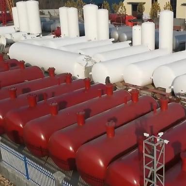 Κρυογενής δεξαμενή αποθήκευσης 5-200m3 χωρητικότητα για οξυγόνο άζωτο αργόνο