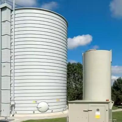 Δεξαμενή αποθήκευσης υγρού οξυγόνου κρυογενικής 10m3 κάθετη 1.6MPa 304 Ανοξείδωτο ατσάλι