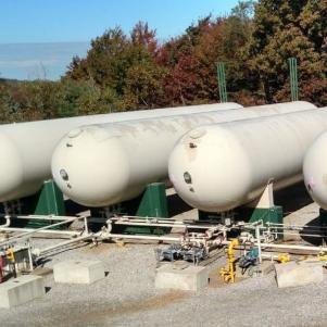 Δεξαμενή αποθήκευσης υγρού οξυγόνου κρυογενικής 10m3 κάθετη 1.6MPa 304 Ανοξείδωτο ατσάλι