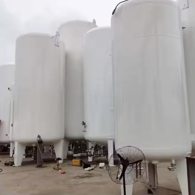 ASME Πιστοποιημένη Κρυογενική Δεξαμενή Αποθήκευσης 5000L 3MPa Οριζόντια