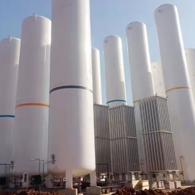 50-100 m3 Κρυογενής δεξαμενή αποθήκευσης υγρού οξυγόνου CO2 6058mm μήκος