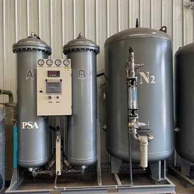 PSA N2 Φυτική γεννήτρια αζώτου 100Nm3/h Υψηλής καθαρότητας 99,999% Κατασκευασμένη στην Κίνα με CE ISO