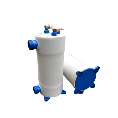 Ανταλλάκτης θερμότητας σωλήνων σπειρών PVC Shell 0.4mpa 1,5 τόνος Shell και ανταλλάκτης θερμότητας σπειρών