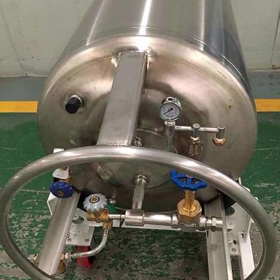 164-500L σκεύος Δεωαρ οικοδόμησης πίεσης δεξαμενών υγρού αζώτου 210 λίτρο