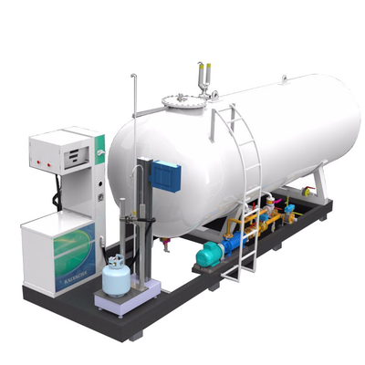 Πρατήριο καυσίμων αερίου 2,5 LPG τόνου 5000 λίτρα μετρητών 5-200 κυβικών