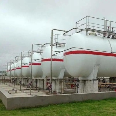 υγρό αέριο 60m3 40m3 50m3 προπανίου δεξαμενών σφαιρών αερίου LPG 80cbm 100cbm