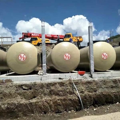 30cbm δεξαμενές αποθήκευσης στο πετρέλαιο και τη βιομηχανία φυσικού αερίου 60000 λίτρο SF υπόγεια