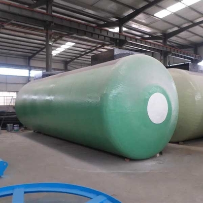 Βιομηχανικό διπλό στρώμα δεξαμενών 30000-50000L αποθήκευσης μαζούτ χάλυβα φίμπεργκλας