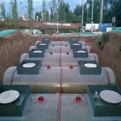 Περιτοιχισμένος διπλάσιο χάλυβας 20m3 30m3 φίμπεργκλας δεξαμενών πετρελαίου υπόγεια